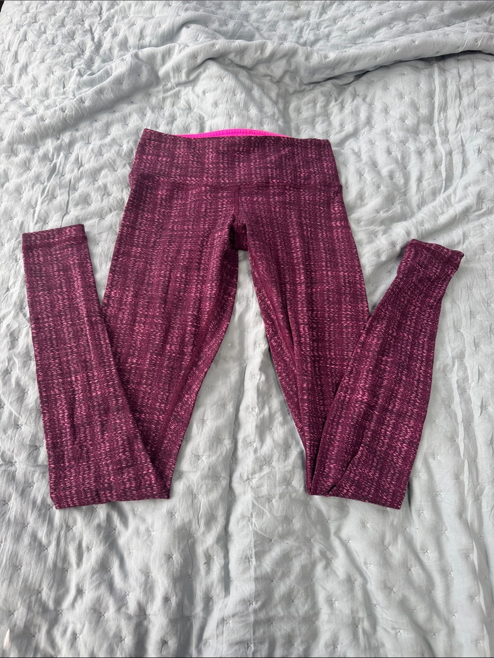 lululemon athletica Marled Berry/Pink High-Rise Leggings